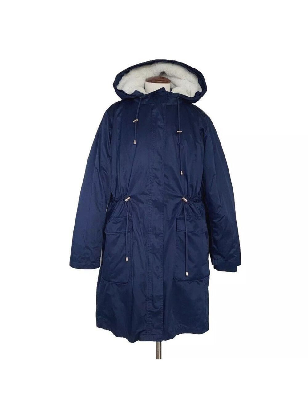 Torrid Navy 3 in 1 Parka -22F/-30C Water/Wind Resistant Hooded Womens Size 3X